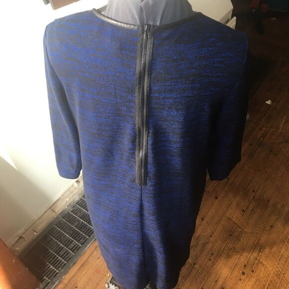 Chico’s 2 heathered black & blue dress - Picture 3 of 3